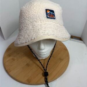 Outdoor Research Sherpa Fleece White Bucket Hat One Size Fits Most
